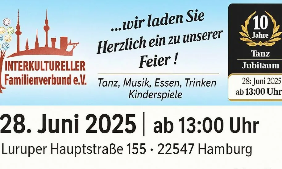 Kültürlerarası Aileler Birliği’nden 10. Yıla Özel Kutlama Daveti