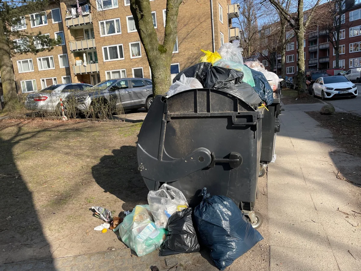 Hamburger Warnstreik wirkt sich auf viele Bereiche aus