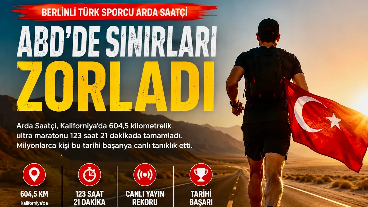 Berlinli Türk sporcu ABD’de sınırları zorladı