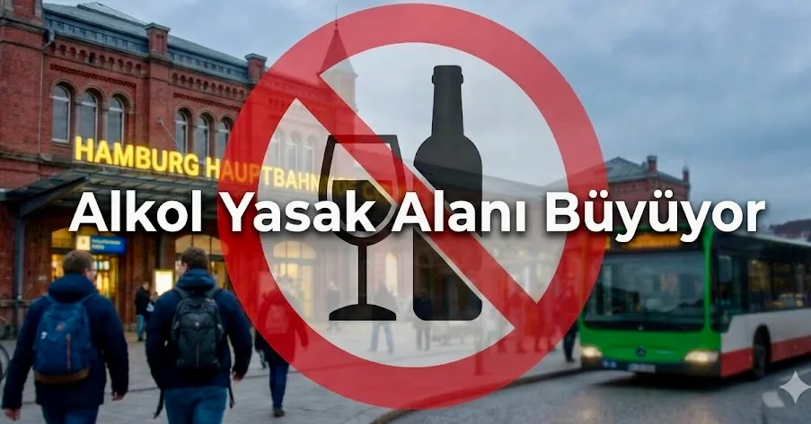 Hamburg’da Hauptbahnhof Çevresinde Alkol Yasağı Genişliyor
