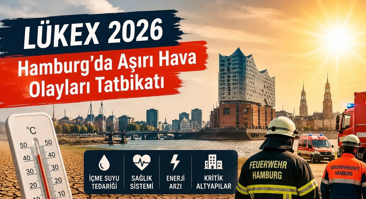 Hamburg’da Aşırı Hava Olayları Tatbikatı