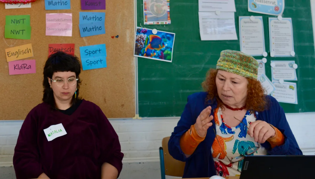 Klima-Workshop von Rahime Sürücü bei der AKTIKO-Konferenz